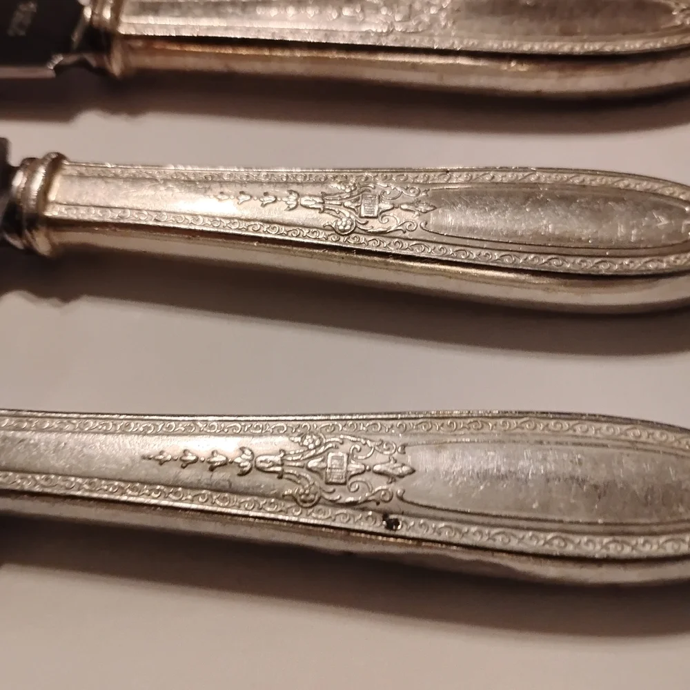 WM Rogers & Son AA Silver Plate 56 Piece Flatware Set‎ Triumph Service For 10 +